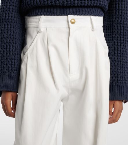 Pantalones anchos de algodón - Brunello Cucinelli - Modalova