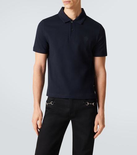Polo de piqué de algodón con logo - Gucci - Modalova
