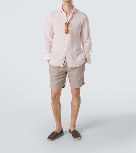 Shorts Felipe in lino e cotone - Frescobol Carioca - Modalova