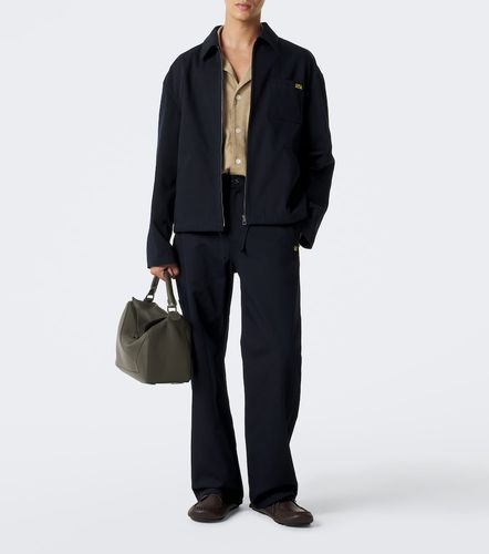 Giacca in cotone con ricamo logo - Loewe - Modalova