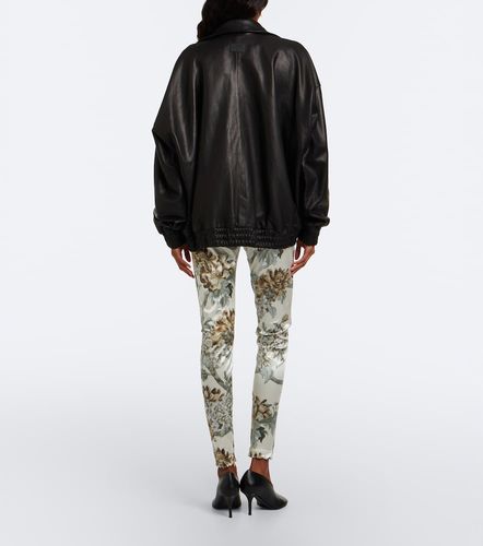 Floral jersey slim pants - Acne Studios - Modalova
