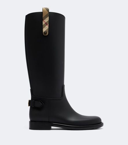 Gummistiefel Check - Burberry - Modalova
