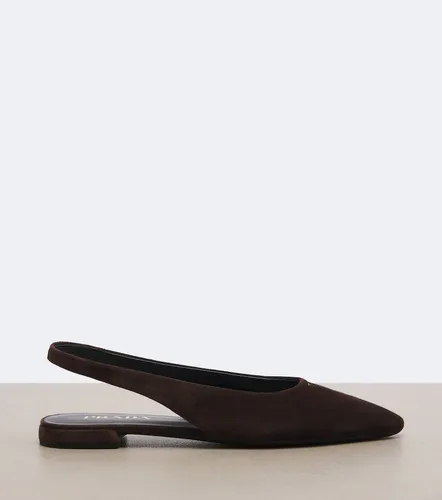 Prada Ballerine slingback in suede - Prada - Modalova