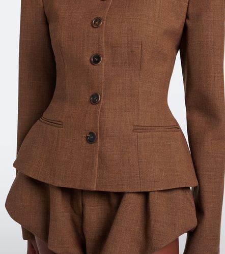 Giacca peplum in lana vergine - Magda Butrym - Modalova