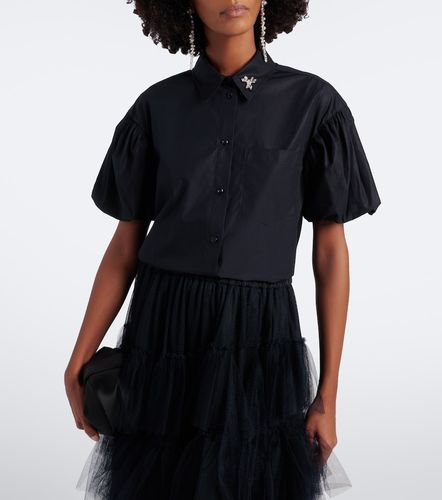 Camisa de popelín de algodón adornada - Simone Rocha - Modalova