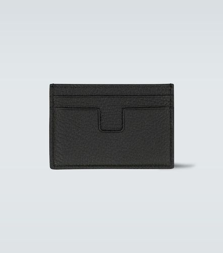 Tom Ford Tarjetero T Line de piel - Tom Ford - Modalova