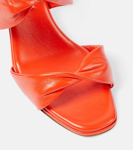 Twist leather wedge sandals - Aquazzura - Modalova