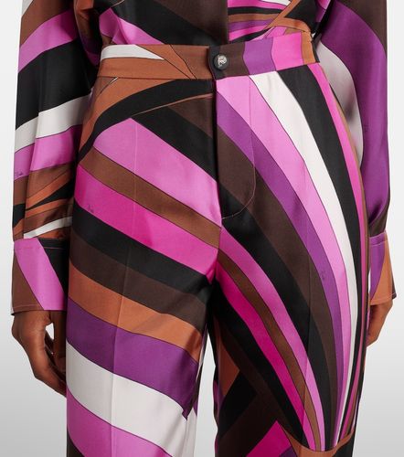 Pantaloni Iride in twill di seta - Pucci - Modalova