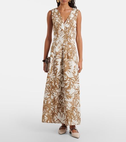 Printed cotton maxi dress - Brunello Cucinelli - Modalova