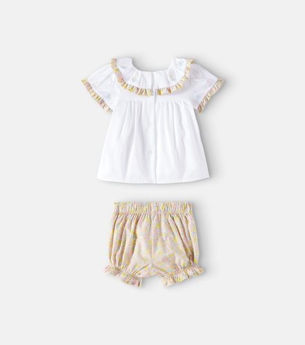 Top y shorts de algodón floral - Patachou - Modalova