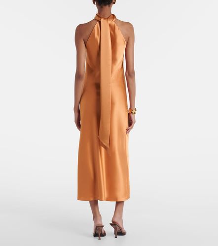 Vestido midi Sienna de satén - Galvan - Modalova
