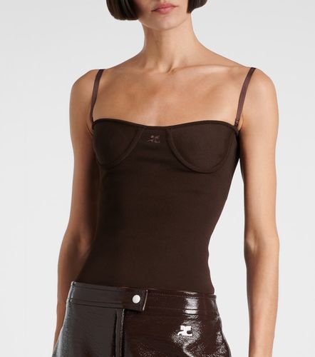 Courrèges Tank top logo - Courreges - Modalova