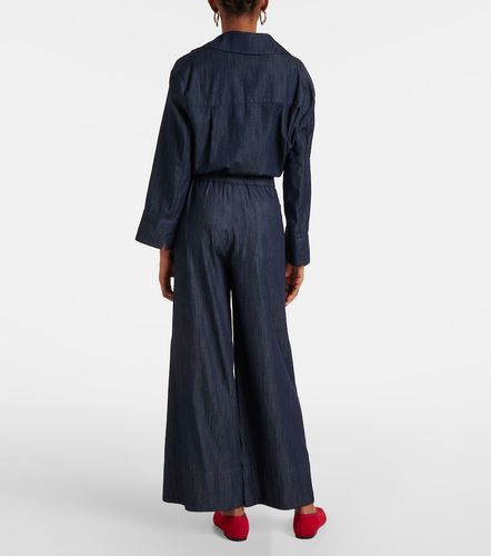 Pantaloni Jour in chambray di cotone a gamba larga - 'S Max Mara - Modalova