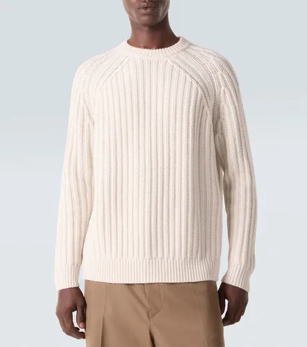 Pullover in lana e cashmere a coste - Allude - Modalova