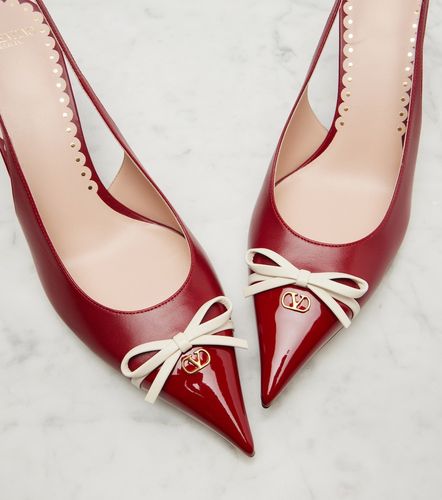 Bepointy 80 patent leather slingback pumps - Valentino Garavani - Modalova