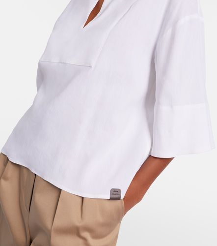 Max Mara Sospiro linen-blend top - Max Mara - Modalova