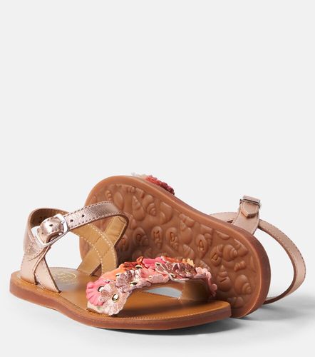 Sandalias Plagette Multi Flo de piel - Pom d'Api - Modalova