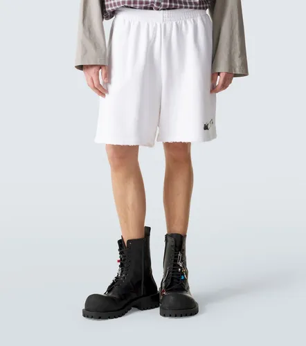 Shorts de algodón con logo - Balenciaga - Modalova