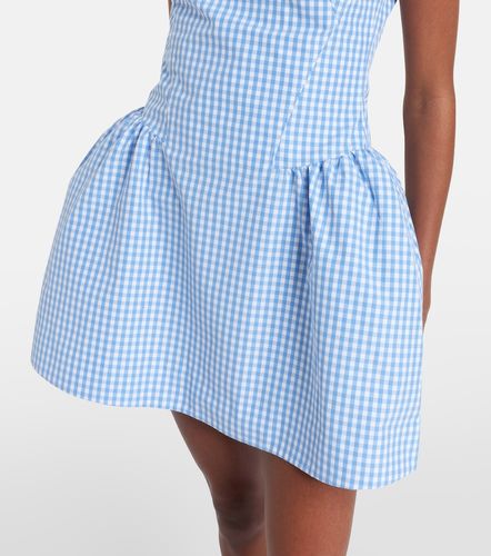 Gingham cotton minidress - Shushu/Tong - Modalova
