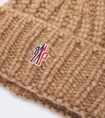 Logo alpaca and wool-blend beanie - Moncler Grenoble - Modalova