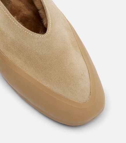 Apres Ski shearling-lined suede ballet flats - Le Monde Beryl - Modalova
