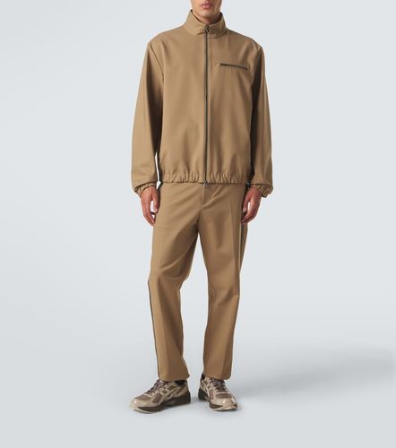 Pantaloni regular in misto cotone - Moncler - Modalova