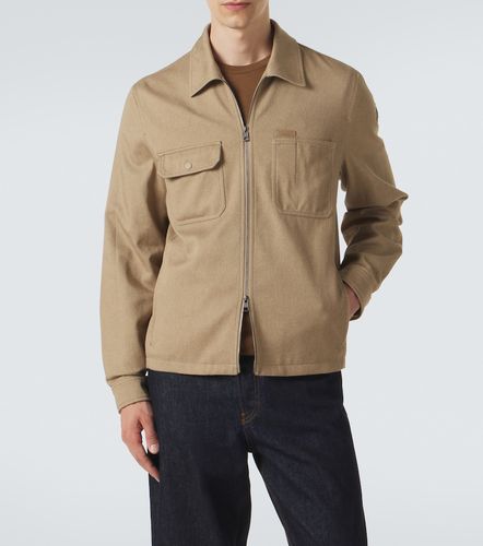 Chaqueta de algodón con piel - Moncler - Modalova