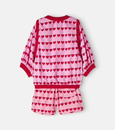 Fábula Set de top y shorts de algodón estampado - Fabula - Modalova