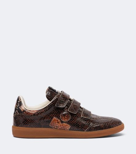 Beth snake-effect leather sneakers - Isabel Marant - Modalova