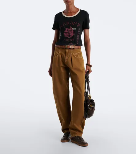 Beth snake-effect leather sneakers - Isabel Marant - Modalova