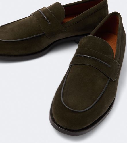 Zegna Suede penny loafers - Zegna - Modalova