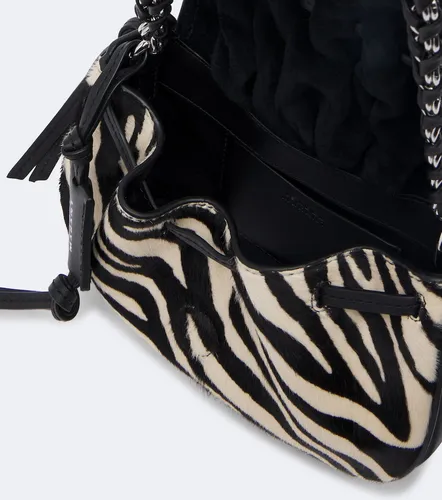 Borsa a spalla Bolton XS in cavallino e pelle - Isabel Marant - Modalova