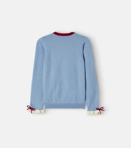 Jersey Dolfito de lana con lazo - La Coqueta - Modalova