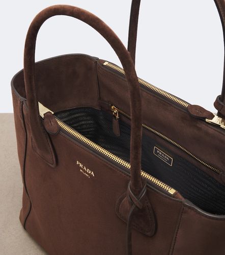 Nova Large suede tote bag - Prada - Modalova