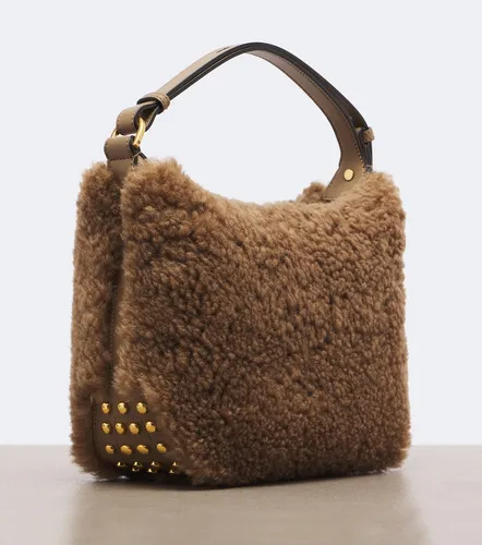 Metal Dots Mini shearling top-handle bag - Tod's - Modalova