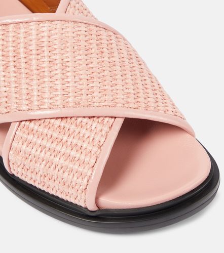 Marni Fussbet raffia-effect sandals - Marni - Modalova