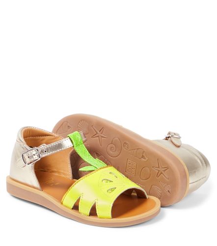 Sandalias Poppy Agrume de piel - Pom d'Api - Modalova