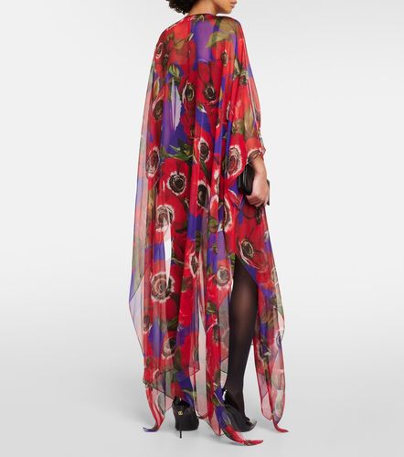 Caftán Anemone de seda - Dolce&Gabbana - Modalova