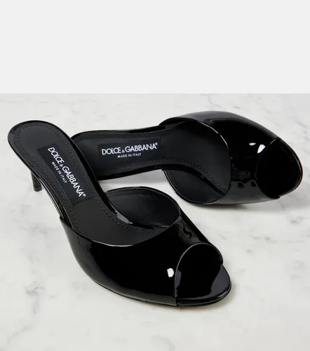 Patent leather sandals - Dolce&Gabbana - Modalova