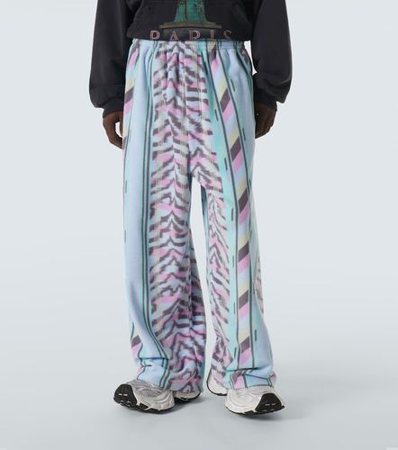 Printed fleece sweatpants - Balenciaga - Modalova