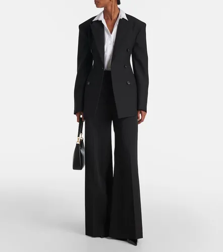 High-rise wool-blend wide-leg pants - Stella McCartney - Modalova