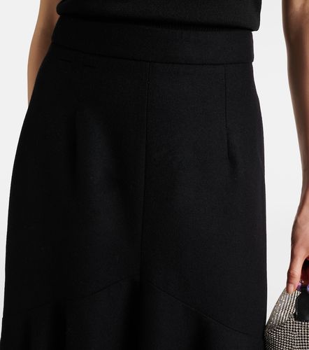 Patou Peplum wool-blend midi skirt - Patou - Modalova