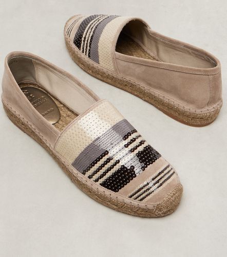 Sequined suede espadrilles - Brunello Cucinelli - Modalova