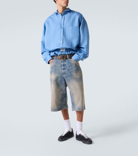 Shorts de denim de tiro bajo - Acne Studios - Modalova