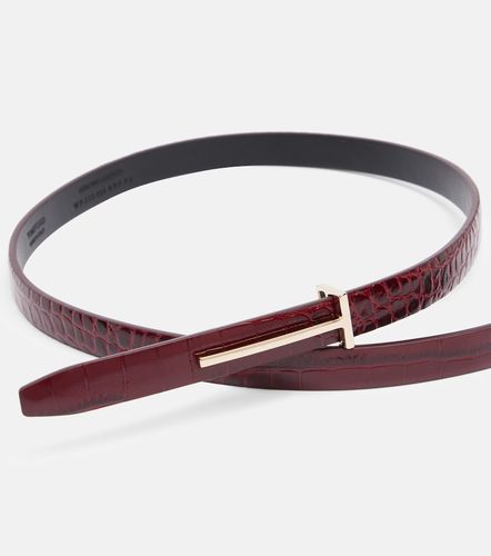 Tom Ford Croc-effect leather belt - Tom Ford - Modalova