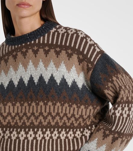 Pullover aus Jacquard - Brunello Cucinelli - Modalova