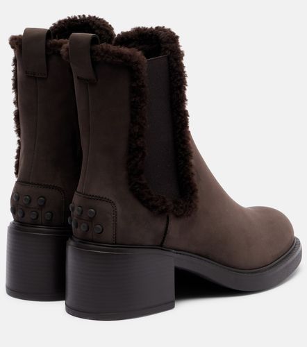 Shearling-lined leather Chelsea boots - Tod's - Modalova