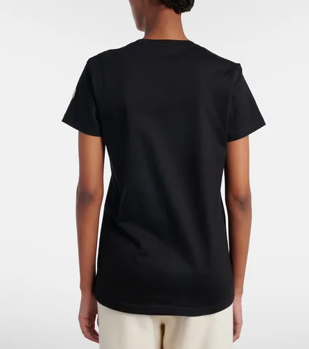 Camiseta de jersey de algodón con logo - Moncler - Modalova
