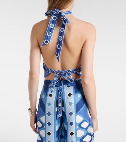 Pucci Top Vivara de seda estampado - Pucci - Modalova