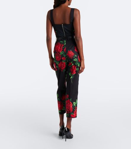 Gerade Cropped-Hose aus Baumwolle - Dolce&Gabbana - Modalova